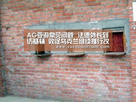 AG亚游常见问题-法德外长到访基辅 敦促乌克兰继续推行改革(图1) AG亚游